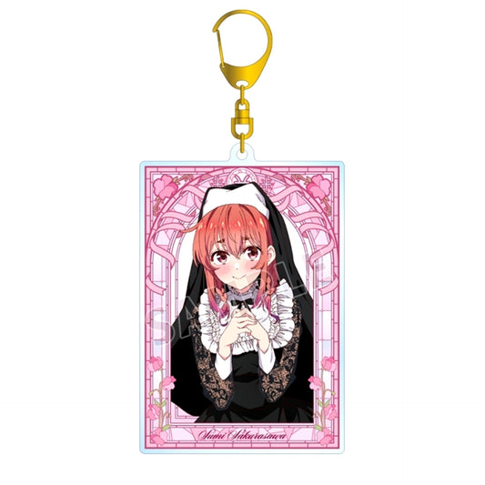 TV Anime "Rent-a-Girlfriend" Newly Drawn Sumi Sakurasawa Sister ver. BIG Acrylic Keychain (Animate Advance Sale) [NEW]