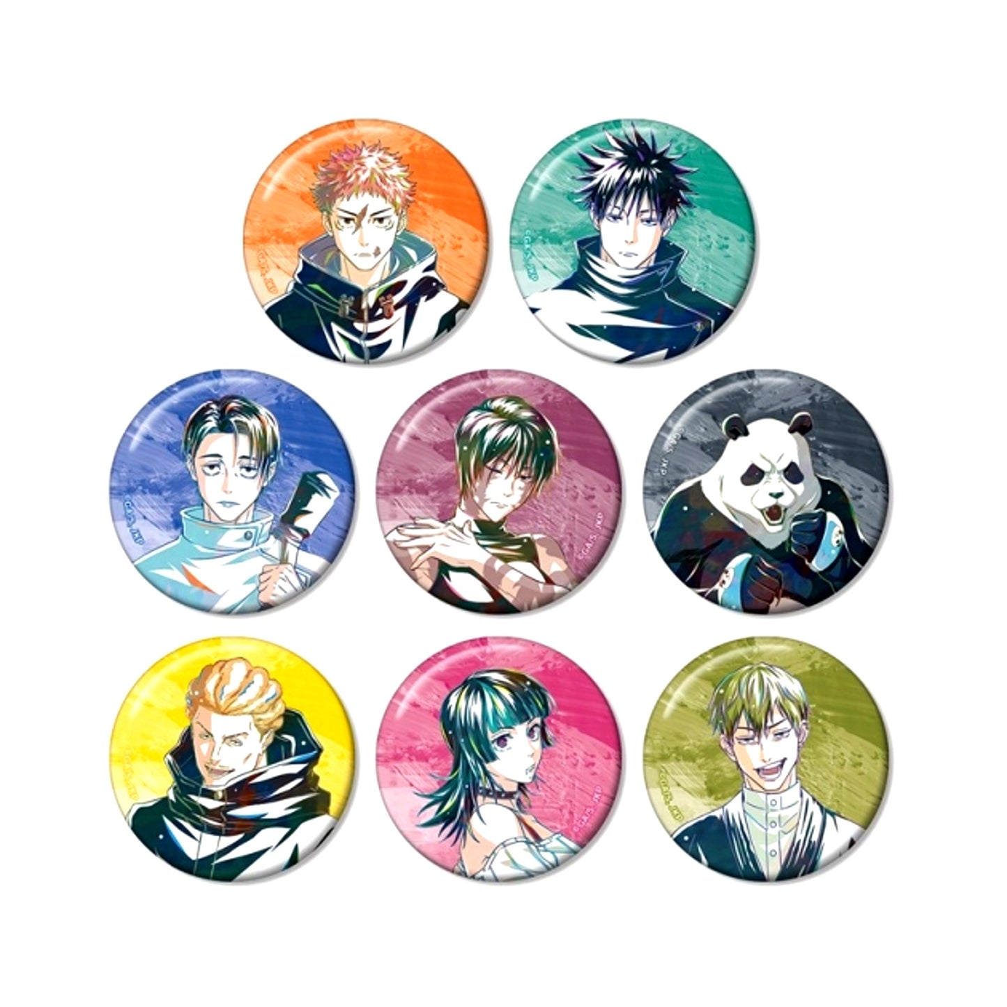 TV Anime Jujutsu Kaisen Trading Ani-Art Part 9 Button ver.A Goods - Badge with animate with Benefits Bonus [NEW]