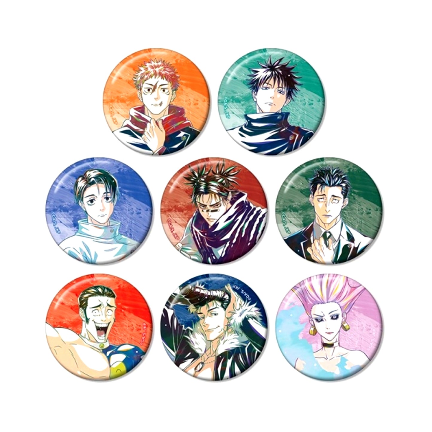 TV Anime Jujutsu Kaisen Trading Ani-Art Part 9 Button ver.B Goods - Bache with animate with Benefits Bonus [NEW]