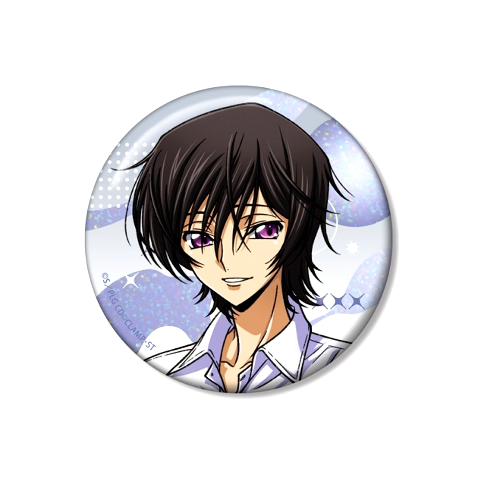 Code Geass: Lelouch of the Rebellion Newly Drawn Lelouch A Night Sea ver. 75mm Hologram Can Badge [NEW]