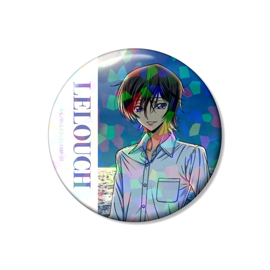 Code Geass: Lelouch of the Rebellion Newly Drawn Lelouch B Night Sea ver. 75mm Hologram Can Badge [NEW]