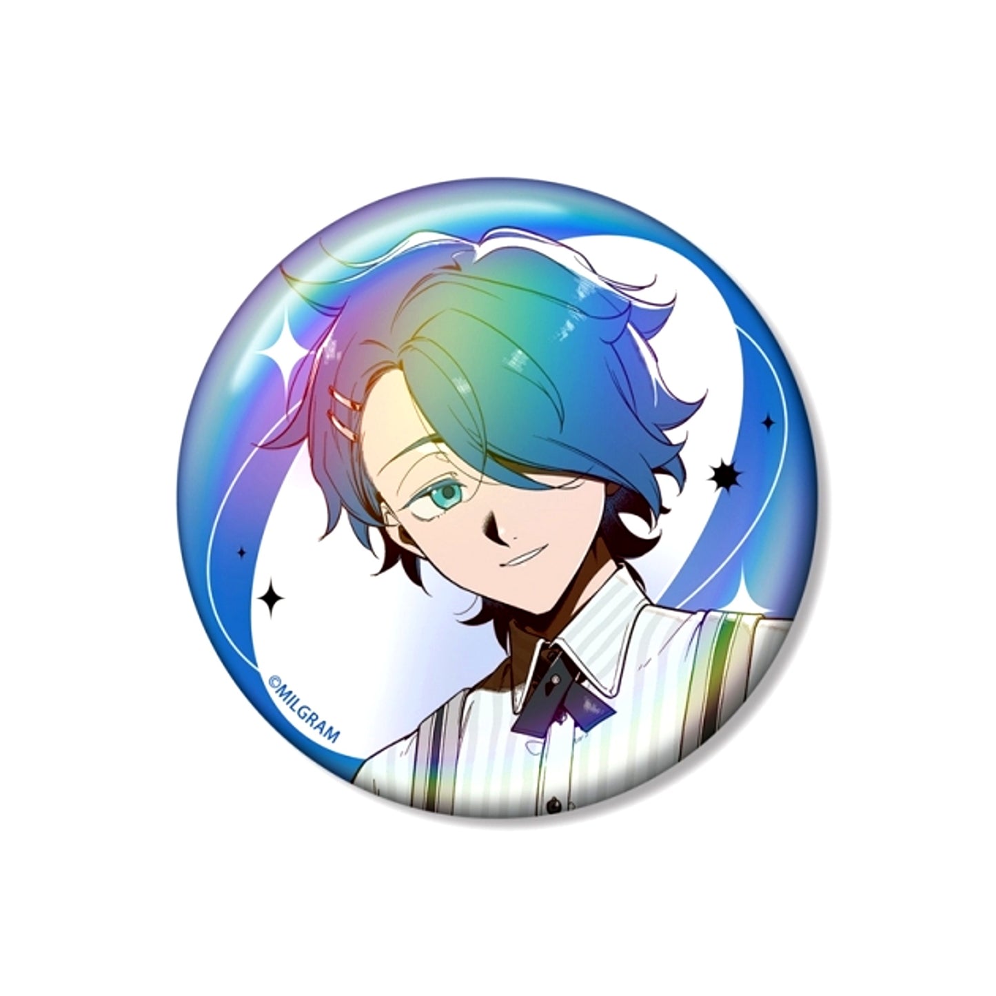 MILGRAM Shizu-san Illustration Haruka Orchestra ver. 75mm Aurora Can Badge [NEW]
