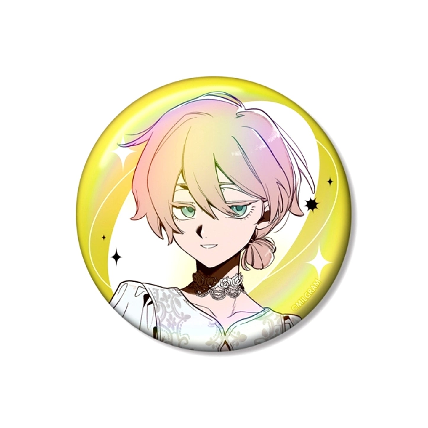 MILGRAM Shizu Illustration Muu Orchestra ver. 75mm Aurora Can Badge [NEW]