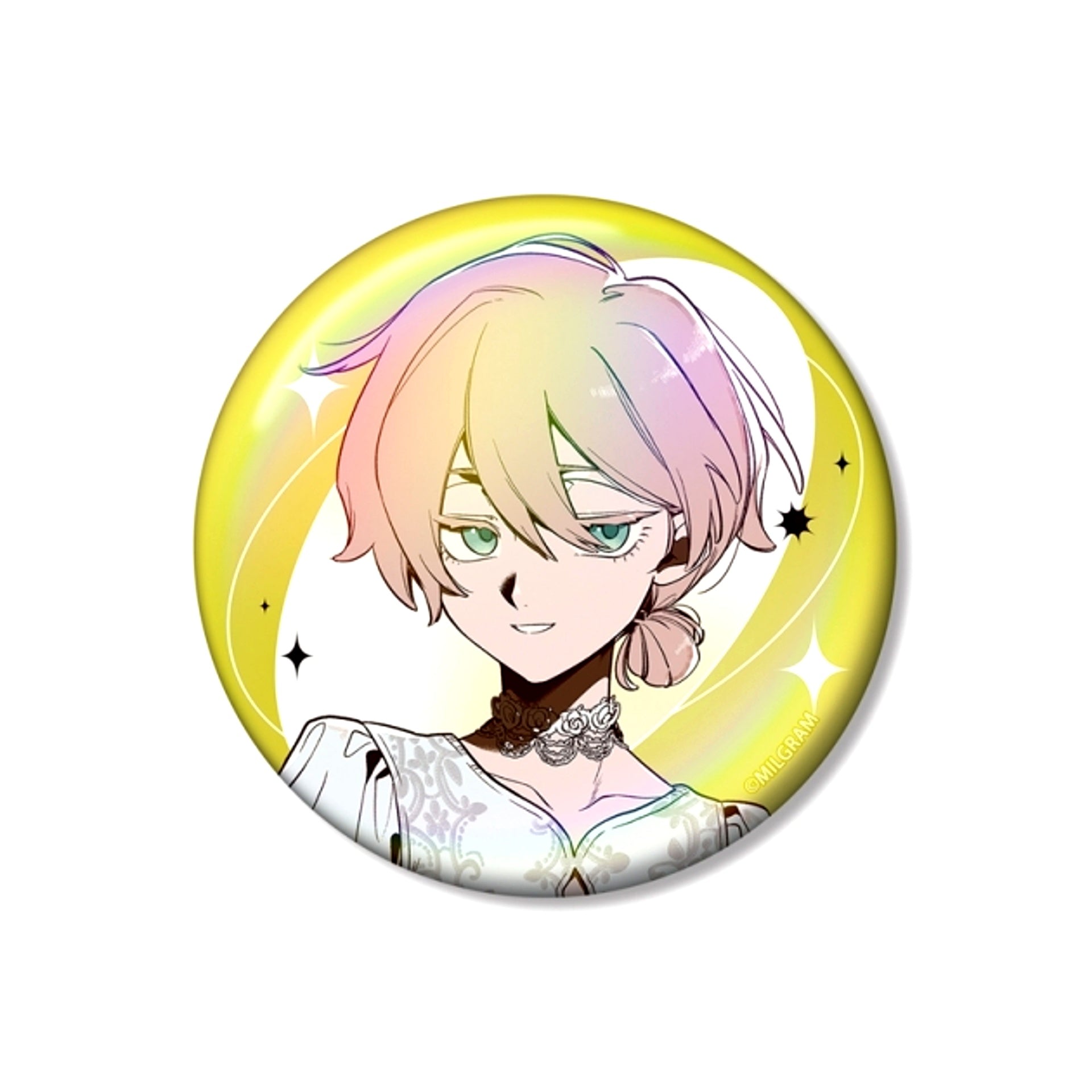 MILGRAM Shizu Illustration Muu Orchestra ver. 75mm Aurora Can Badge [NEW]