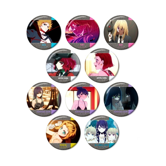 Trading Opening Scene Glitter Button Goods - Badge Oshi No Ko with animate with Benefits Bonus [NEW]