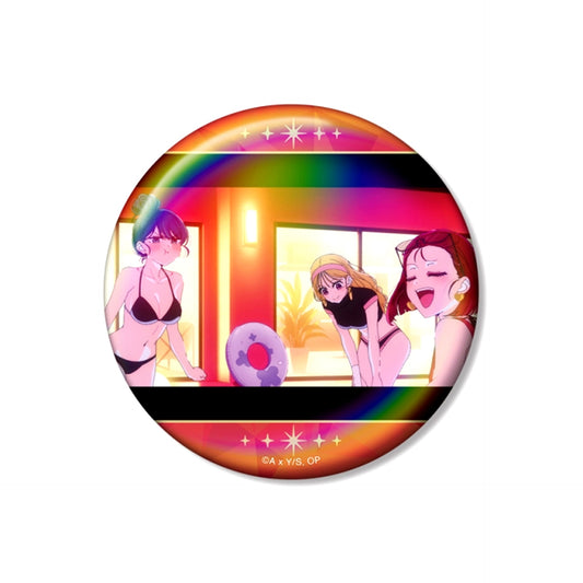 Ruby & Kana Arima & Akane Kurokawa Opening Scene 75mm Aurora Button Goods - Badge Oshi No Ko [NEW]