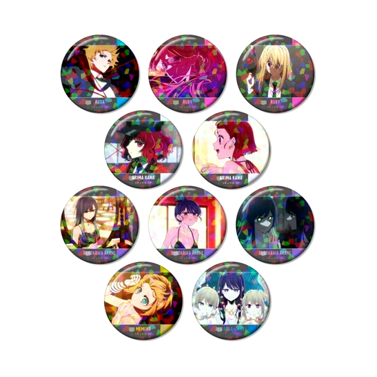 Trading Opening Scene Hologram Button Goods - Badge Oshi No Ko animate Limited with animate with Benefits Bonus [NEW]