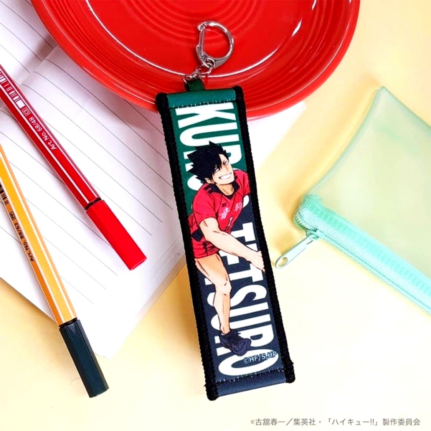Haikyu!! Passion Color Motif Towel Keychain Tetsuro Kuroo Goods - Keychain [NEW]