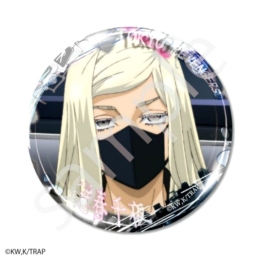 Tokyo Revengers Spring Shower Motif Can Badge Haruchiyo Sanzu [NEW]