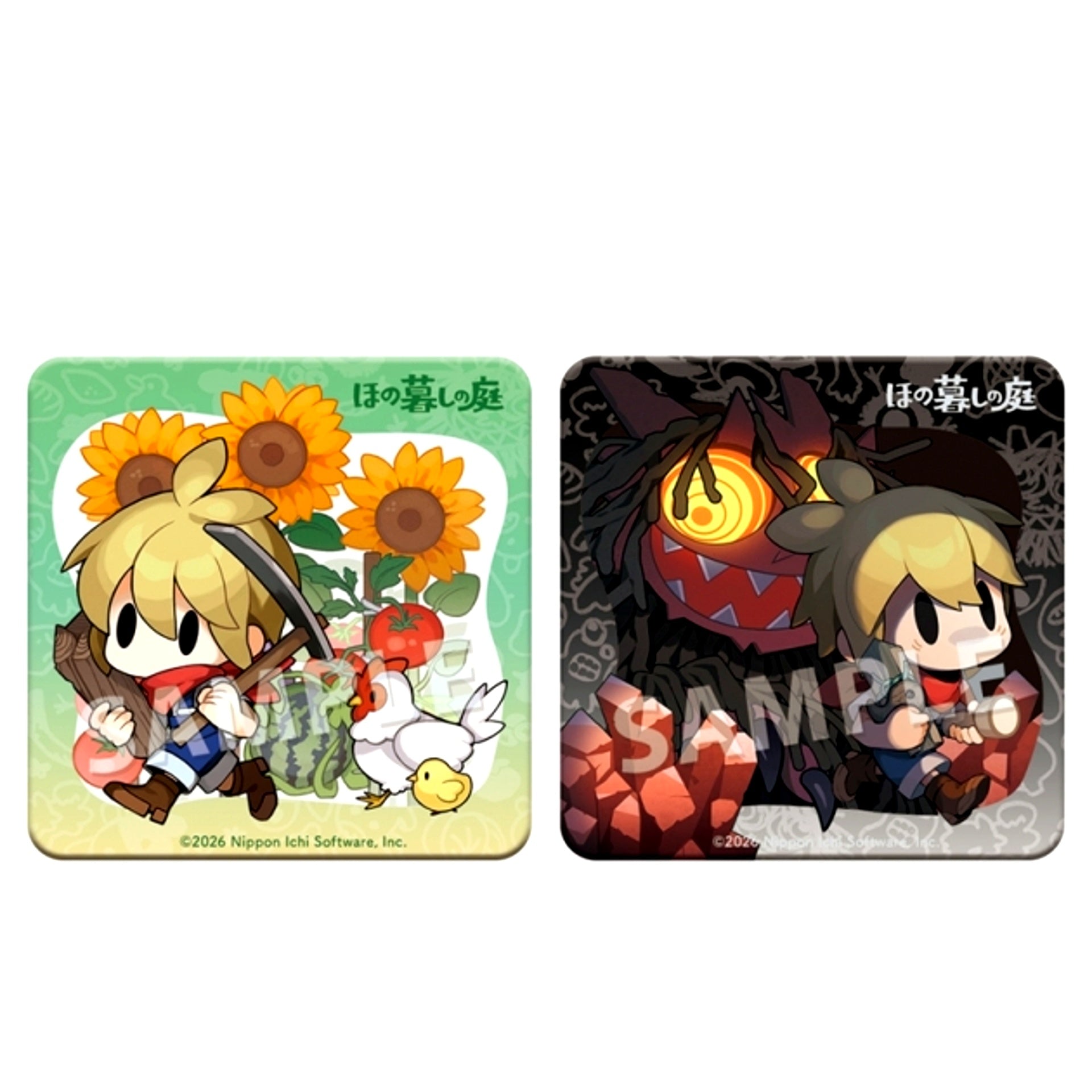 Hono Gurashi no Niwa Acrylic Magnet Set of 2 [NEW]