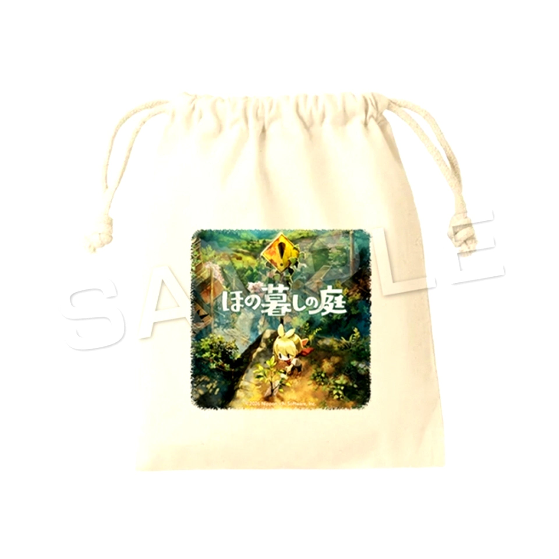 Hono Gurashi no Niwa Mini Drawstring Pouch [NEW]
