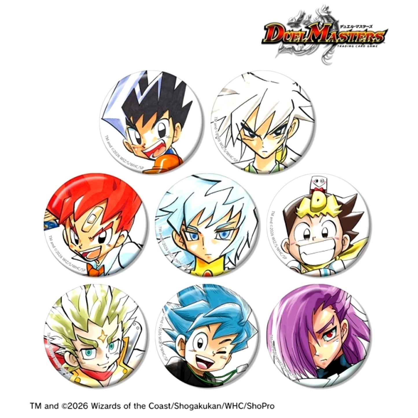 Duel Masters Trading Color Illustration Can Badge [NEW]
