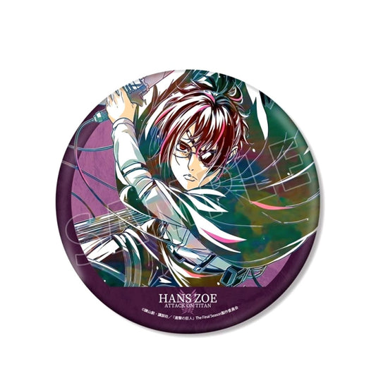 TV Anime Attack on Titan Hange Ani-Art Part 5 B IG Button Goods - Badge [NEW]