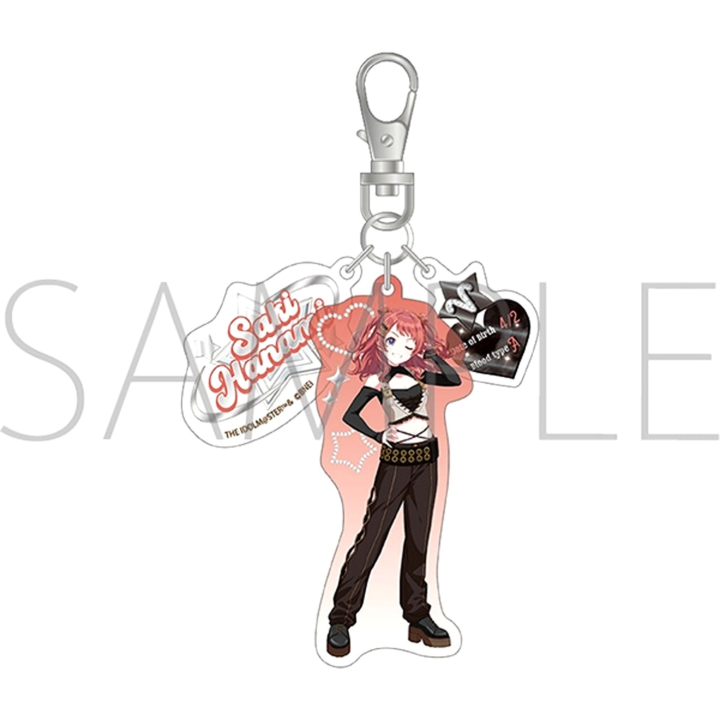 Gakuen iDOLM@STER Acrylic Key Charms / Saki Hanami ECLIPSE LIGHT Goods - Keychain [NEW]