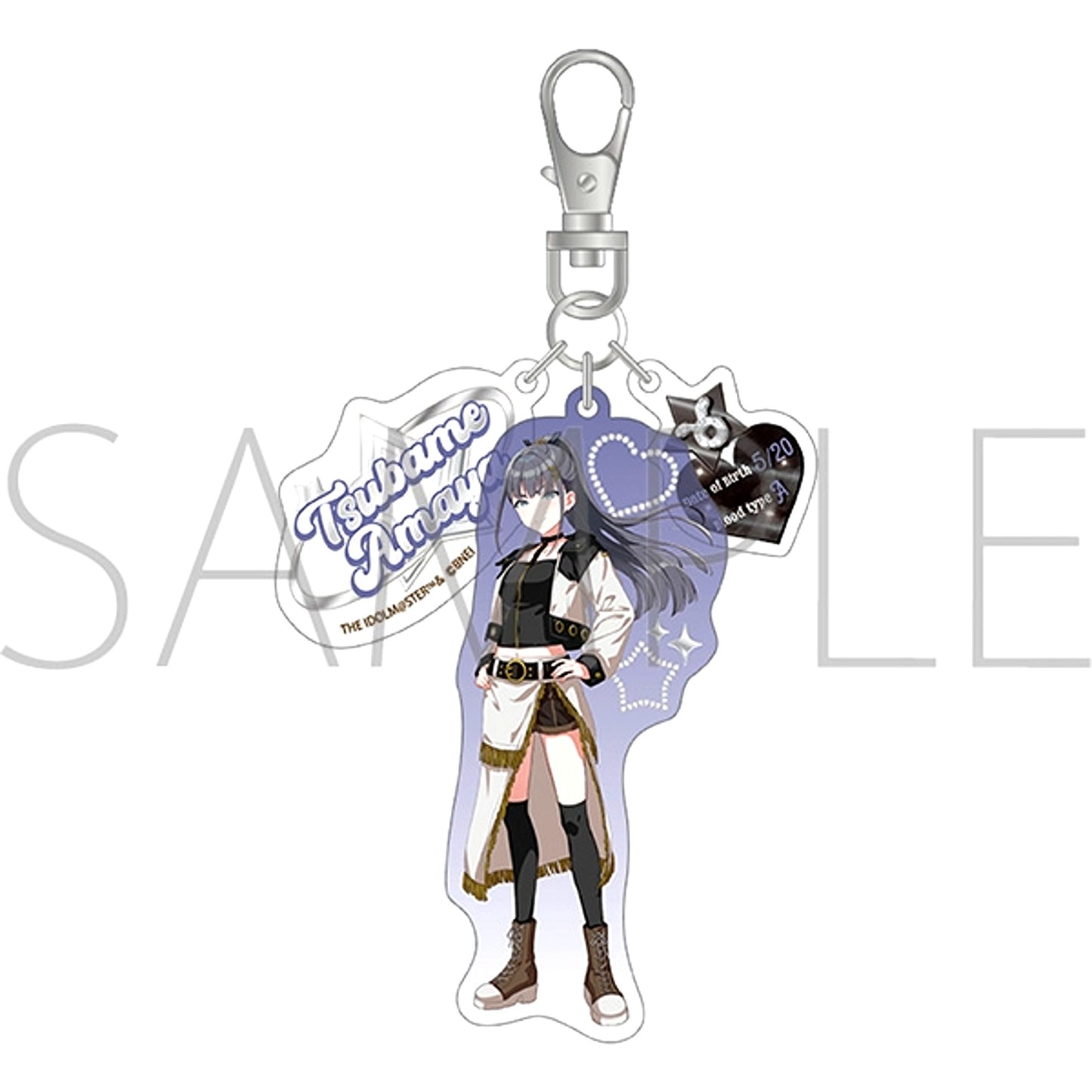 Gakuen Idolmaster Acrylic Key Charm / Tsubame Amaya ECLIPSE LIGHT [NEW]