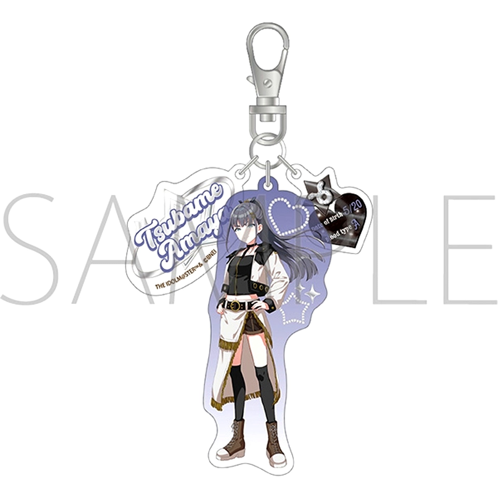 Gakuen Idolmaster Acrylic Key Charm / Tsubame Amaya ECLIPSE LIGHT [NEW]