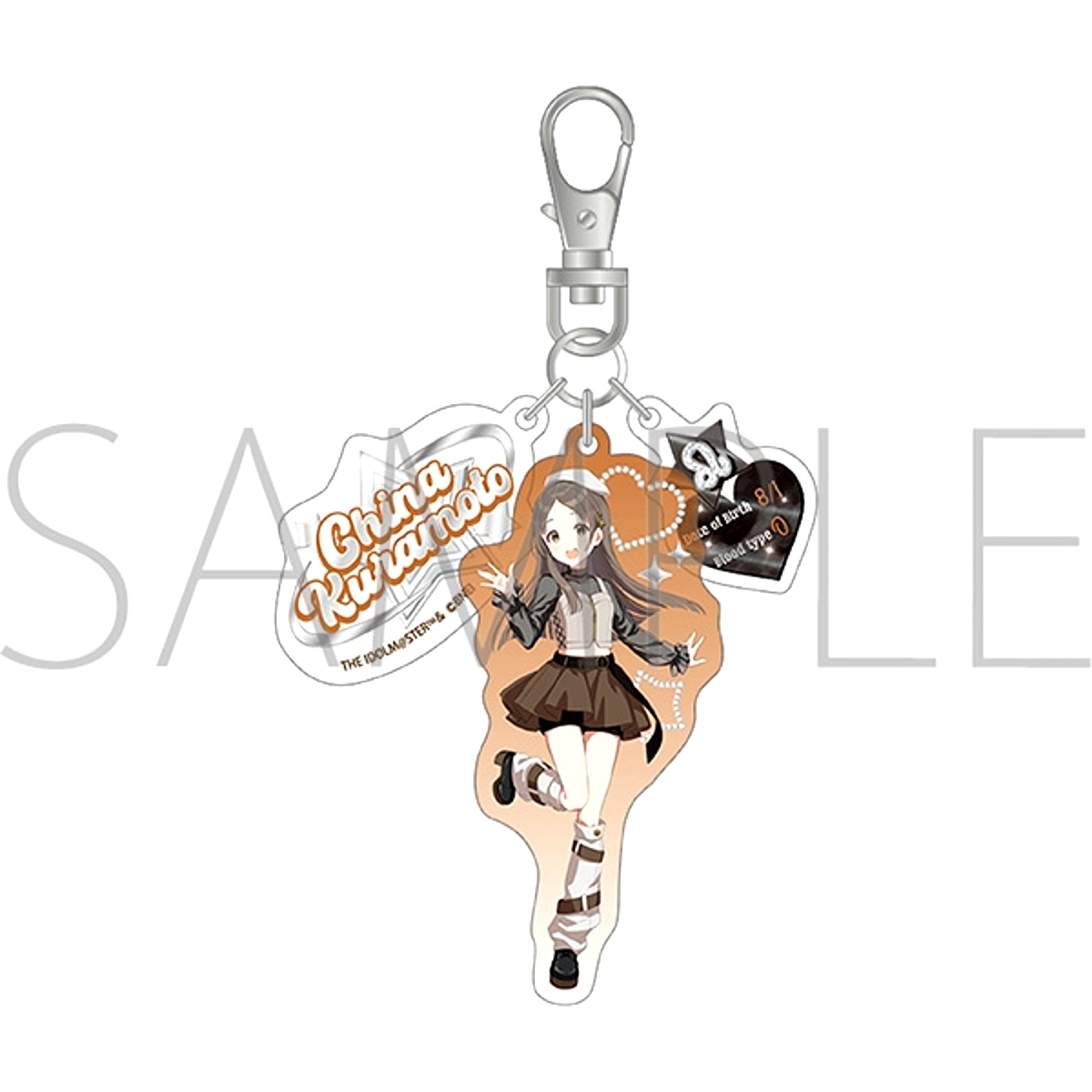 Gakuen iDOLM@STER Acrylic Key Charms / China Kuramoto ECLIPSE LIGHT Goods - Keychain [NEW]