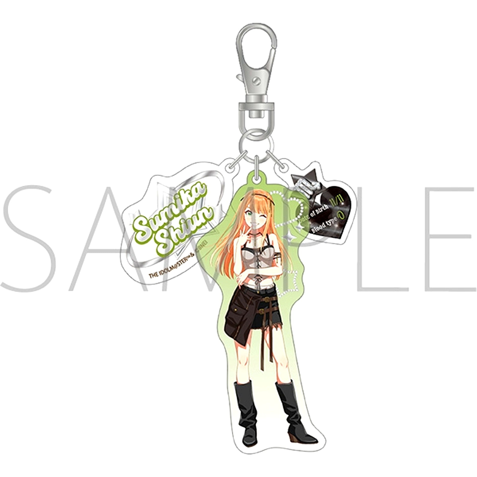 Gakuen iDOLM@STER Acrylic Key Charms / Sumika Shiun ECLIPSE LIGHT Goods - Keychain [NEW]