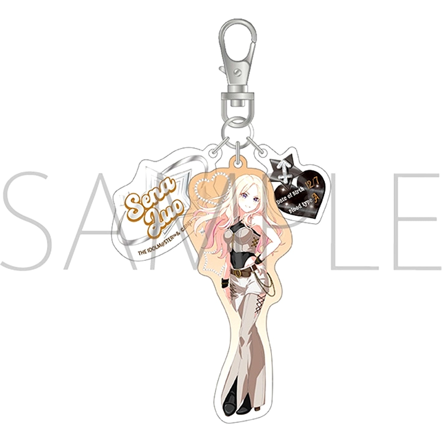 Gakuen iDOLM@STER Acrylic Key Charms / Sena Juo ECLIPSE LIGHT Goods - Keychain [NEW]