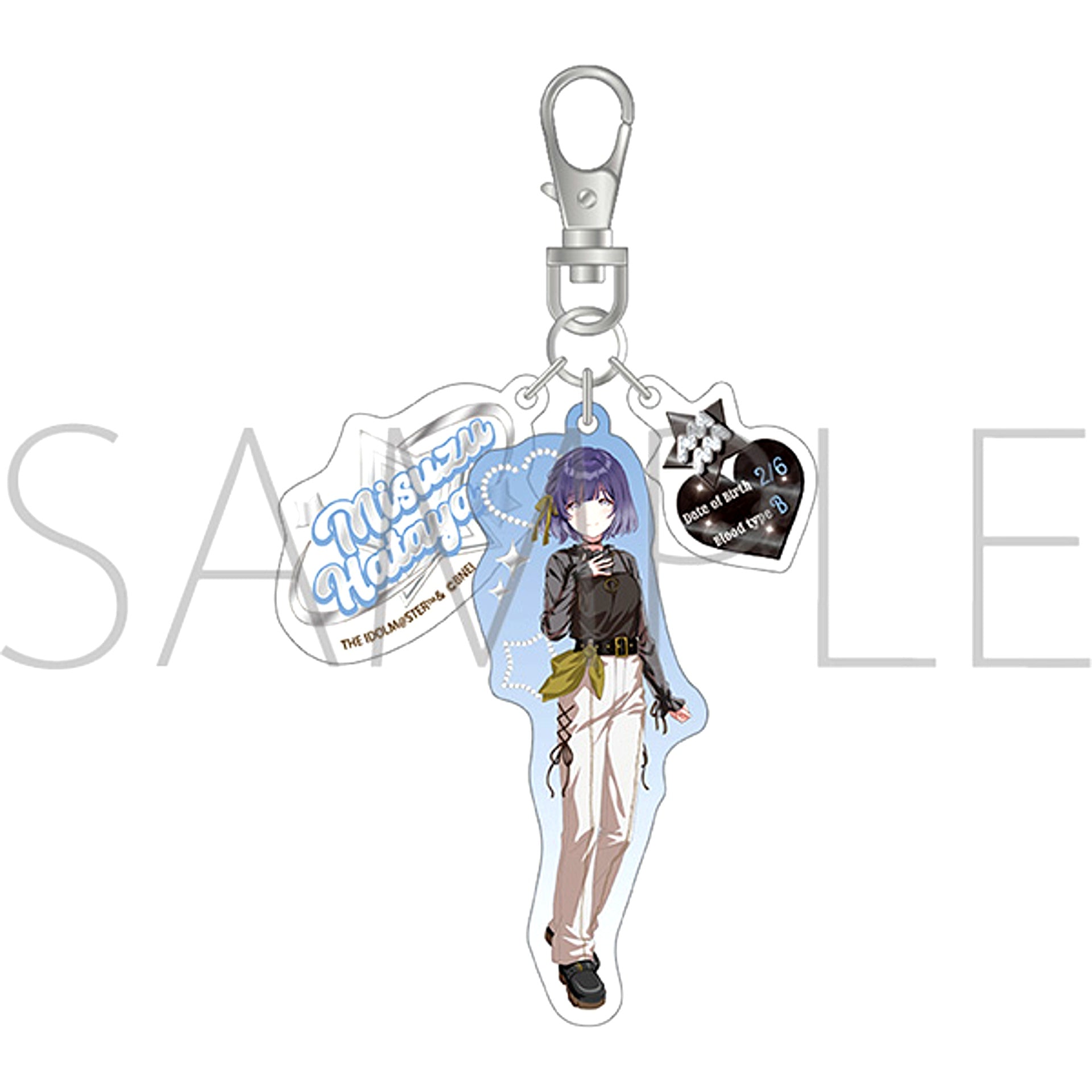 Gakuen iDOLM@STER Acrylic Key Charms / Misuzu Hataya ECLIPSE LIGHT Goods - Keychain [NEW]