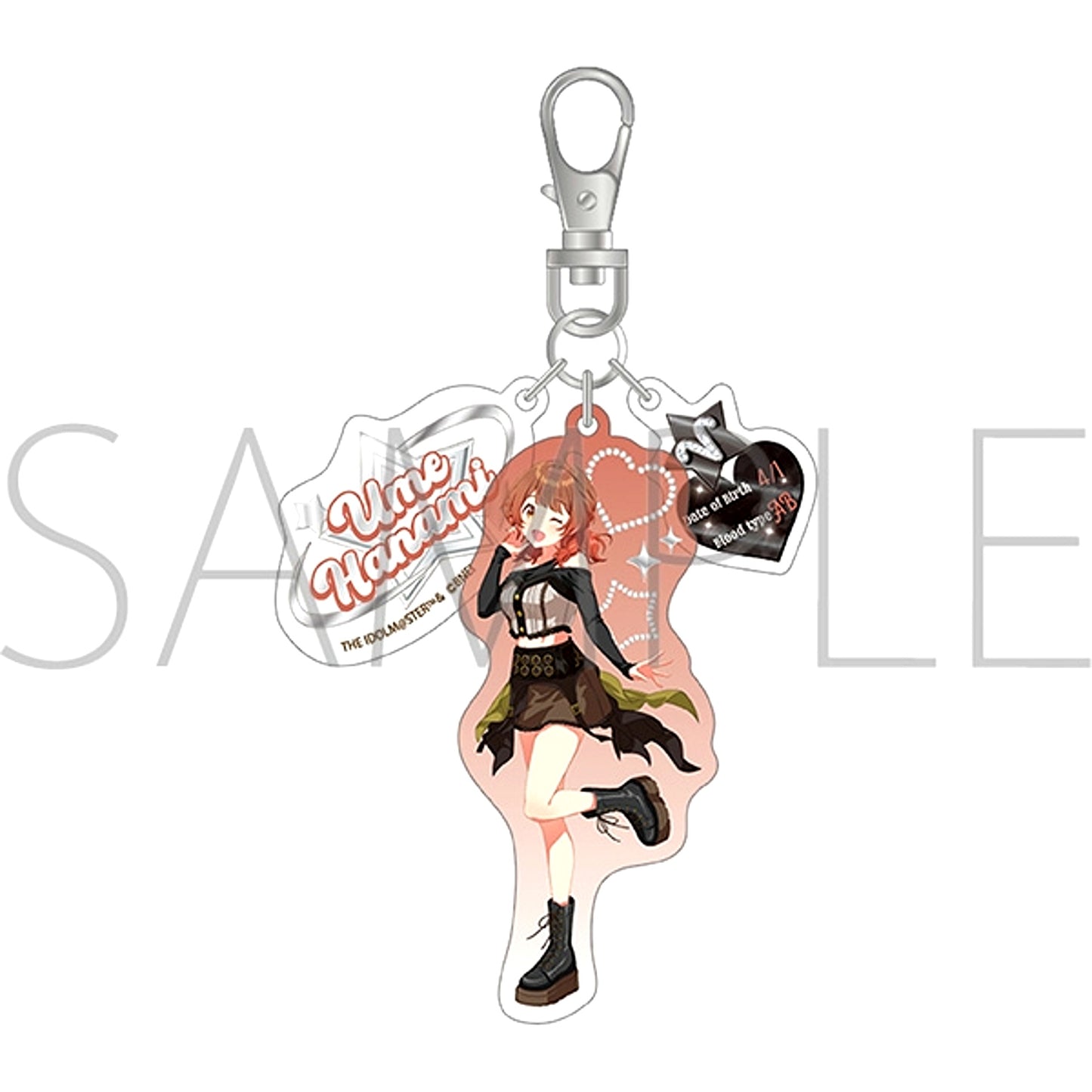 Gakuen iDOLM@STER Acrylic Key Charms / Ume Hanami ECLIPSE LIGHT Goods - Keychain [NEW]