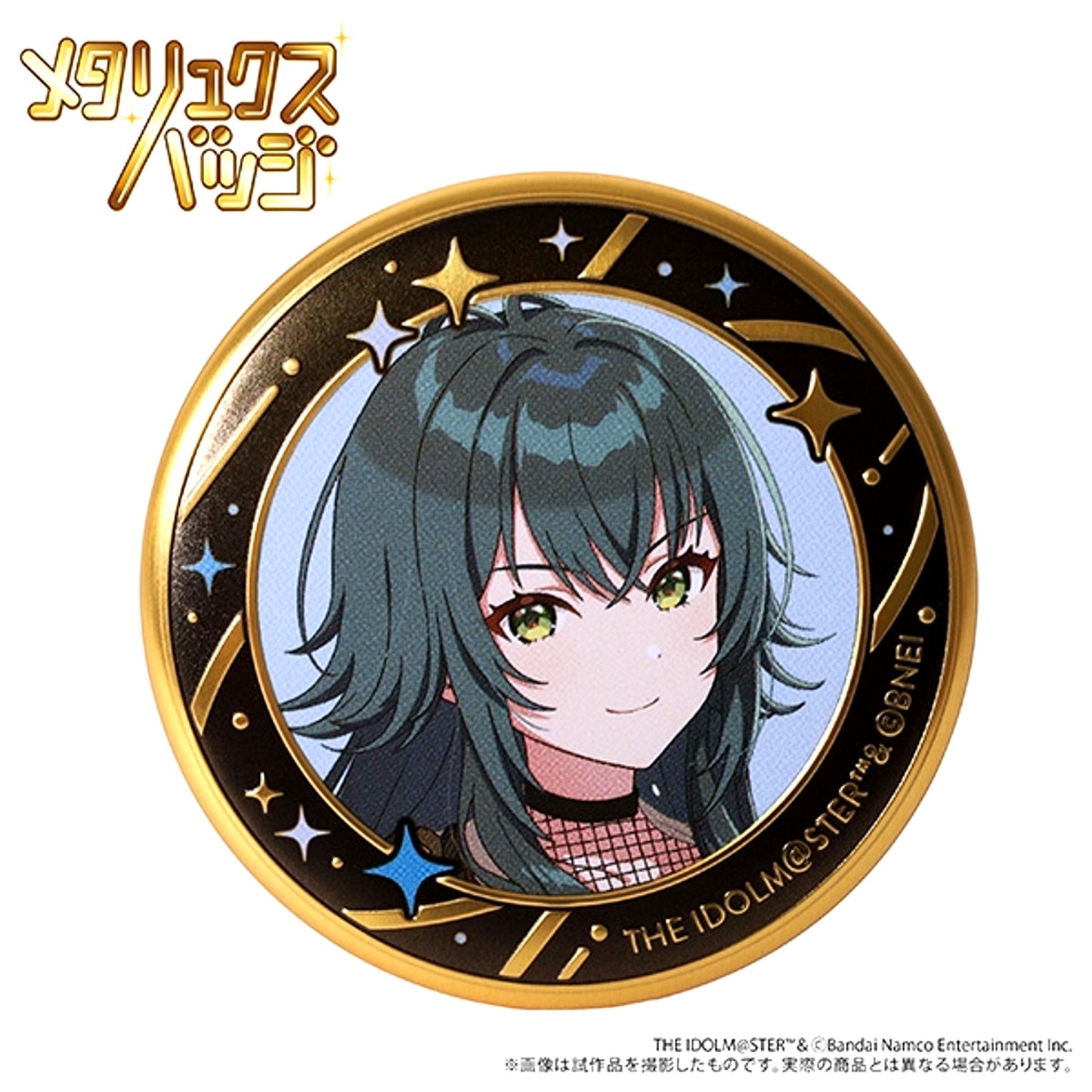 Gakuen Idolmaster Metalux Badge / Temari Tsukimura ECLIPSE LIGHT [NEW]