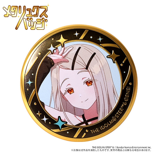 Gakuen Idolmaster Metaluxe Badge / Hiro Shinosawa ECLIPSE LIGHT [NEW]
