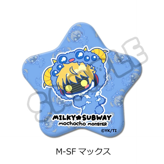 Galaxy Express Milky Subway Anime Star-Shaped Can Badge (mochocho Vol.2) M-SF (Max) [NEW]