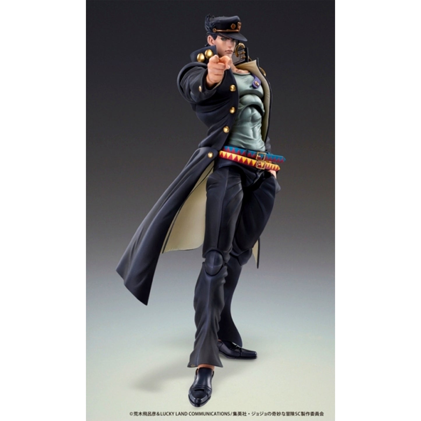 Super Image Movable Anime JoJo's Bizarre Adventure: Stardust Crusaders Jotaro Kujo Ver.2 Action Figure [NEW]