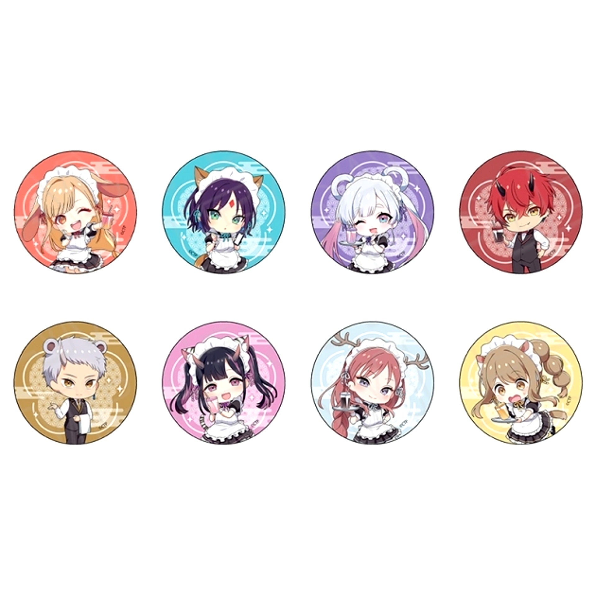 Chou Kaguya-hime! Can Badge (Random) Cafe ver. [NEW]