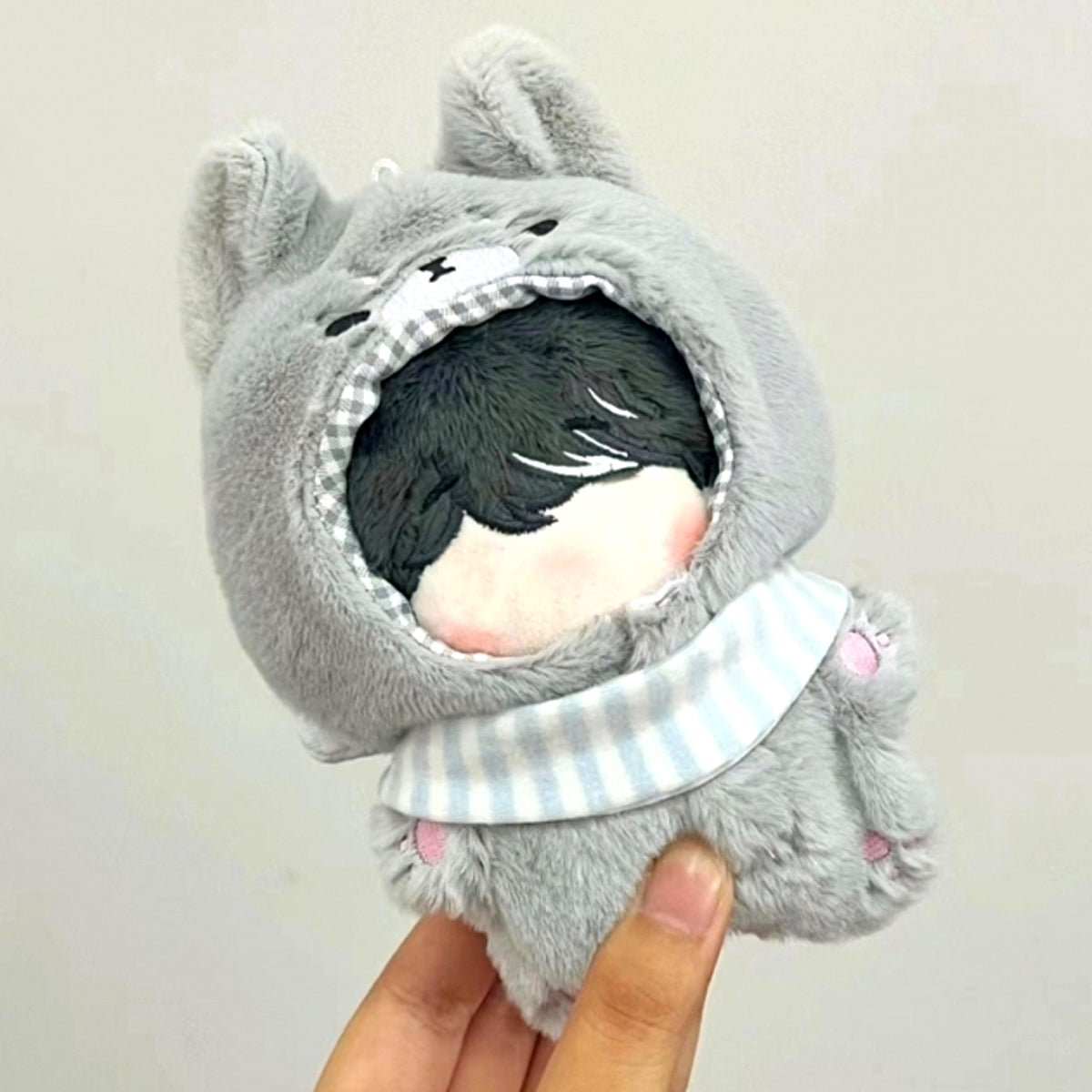 Non-Character Original Animal Kigurumi with Bib for Plush Wolf for 10cm (G.triGer) [NEW]