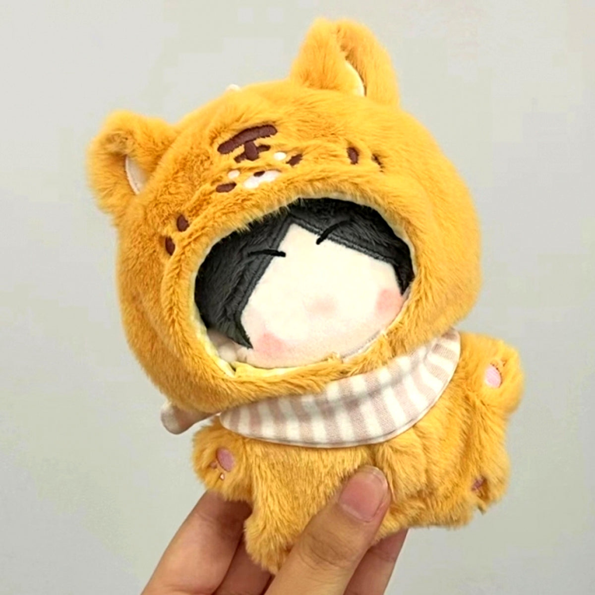 Non-Character Original Animal Kigurumi with Bib for Plush Tiger for 10cm (G.triGer) [NEW]