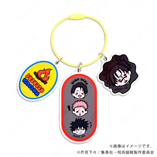 Jujutsu Kaisen Bee's Knees Acrylic Keychain A (Itadori, Fushiguro, Okkotsu, Choso) [NEW]