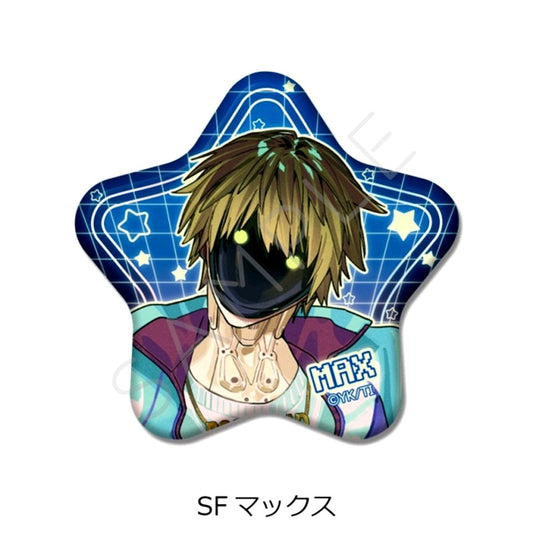 Anime Milky Subway: The Galactic Limited Express Star-Shaped Button (Newly Drawn Illustration) SF(Max) Goods - Badge [NEW]