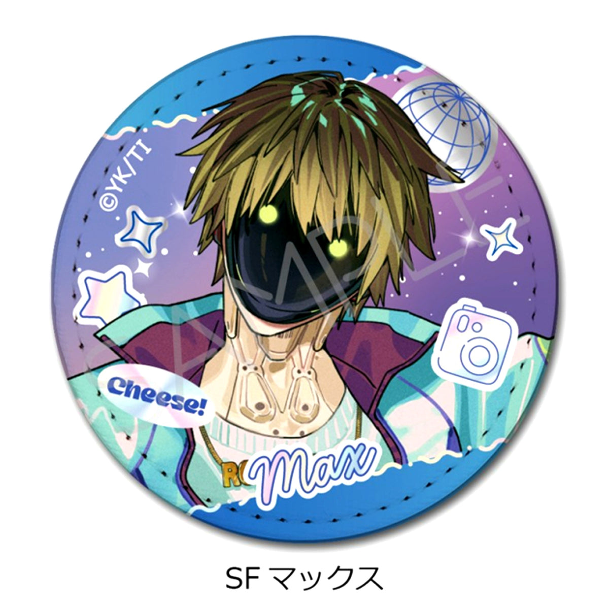Anime Galaxy Express Milky Subway Leather Badge (Round) (Newly Drawn Illustration) SF (Max) [NEW]