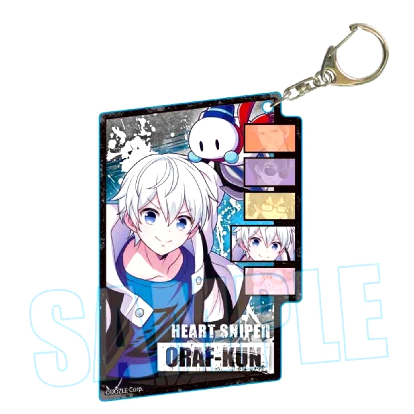 Dozle Corp. Slightly Big Acrylic Keychain Orafu-kun (Dozle Corp. Battle Mode) [NEW]