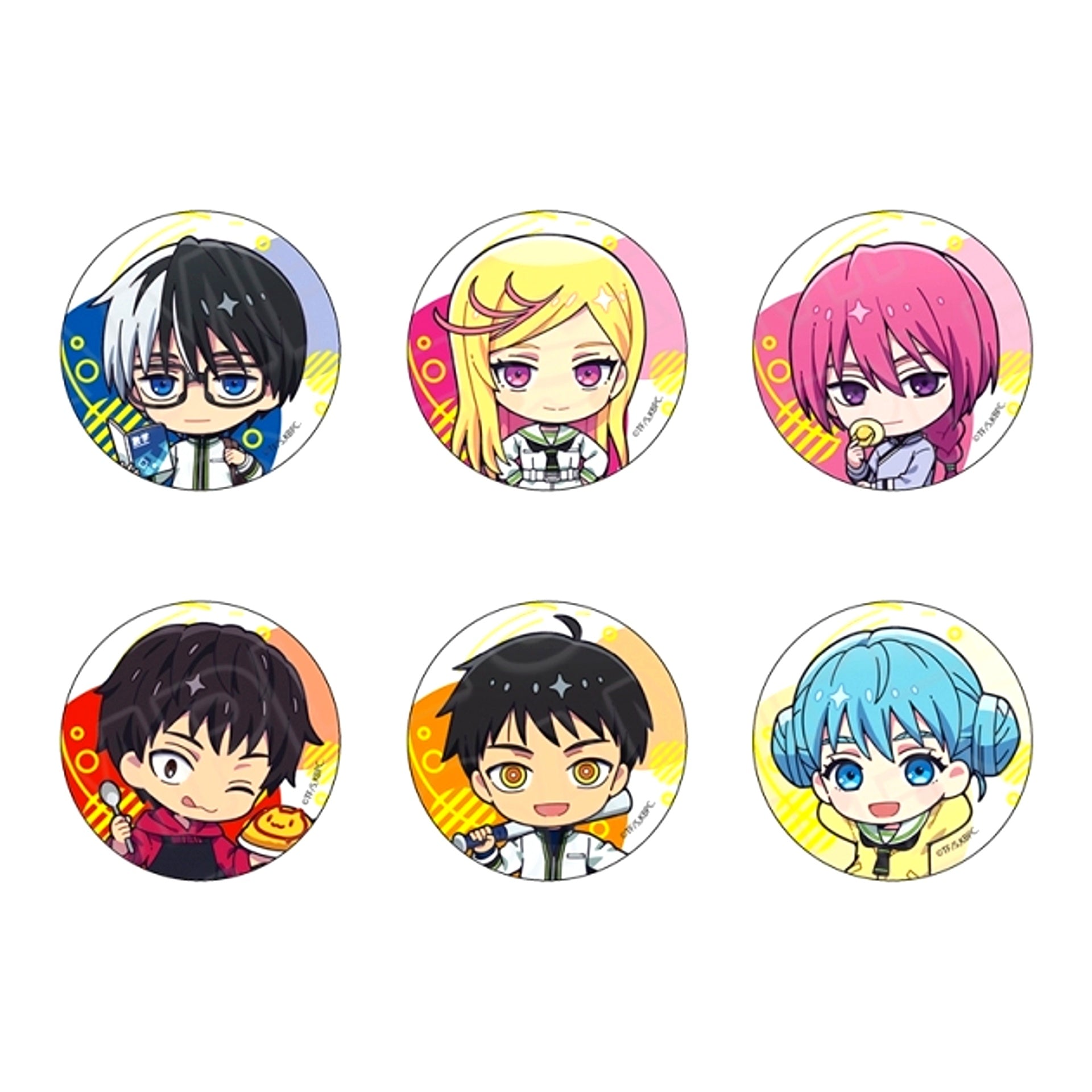 TV Anime Kill Blue Button (Random) Chibi ver. Goods - Badge [NEW]