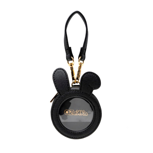 OZaKKa Bunny Ear Can Badge Case Black [NEW]