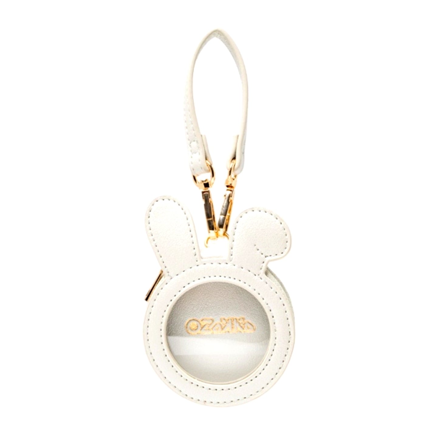 OZaKKa Bunny Ear Can Badge Case Platinum [NEW]