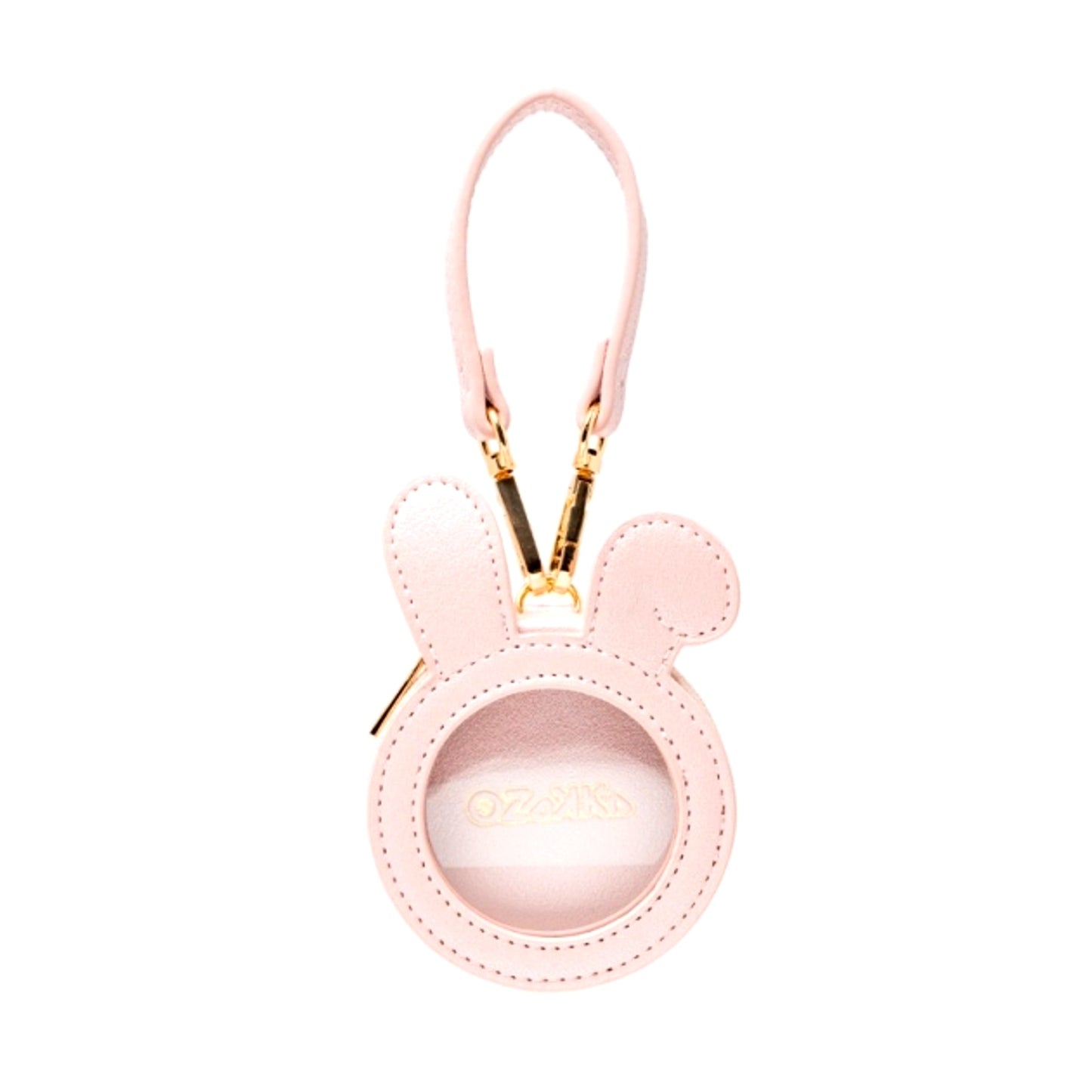 OZaKKa Bunny Ear Can Badge Case Shell Pink [NEW]