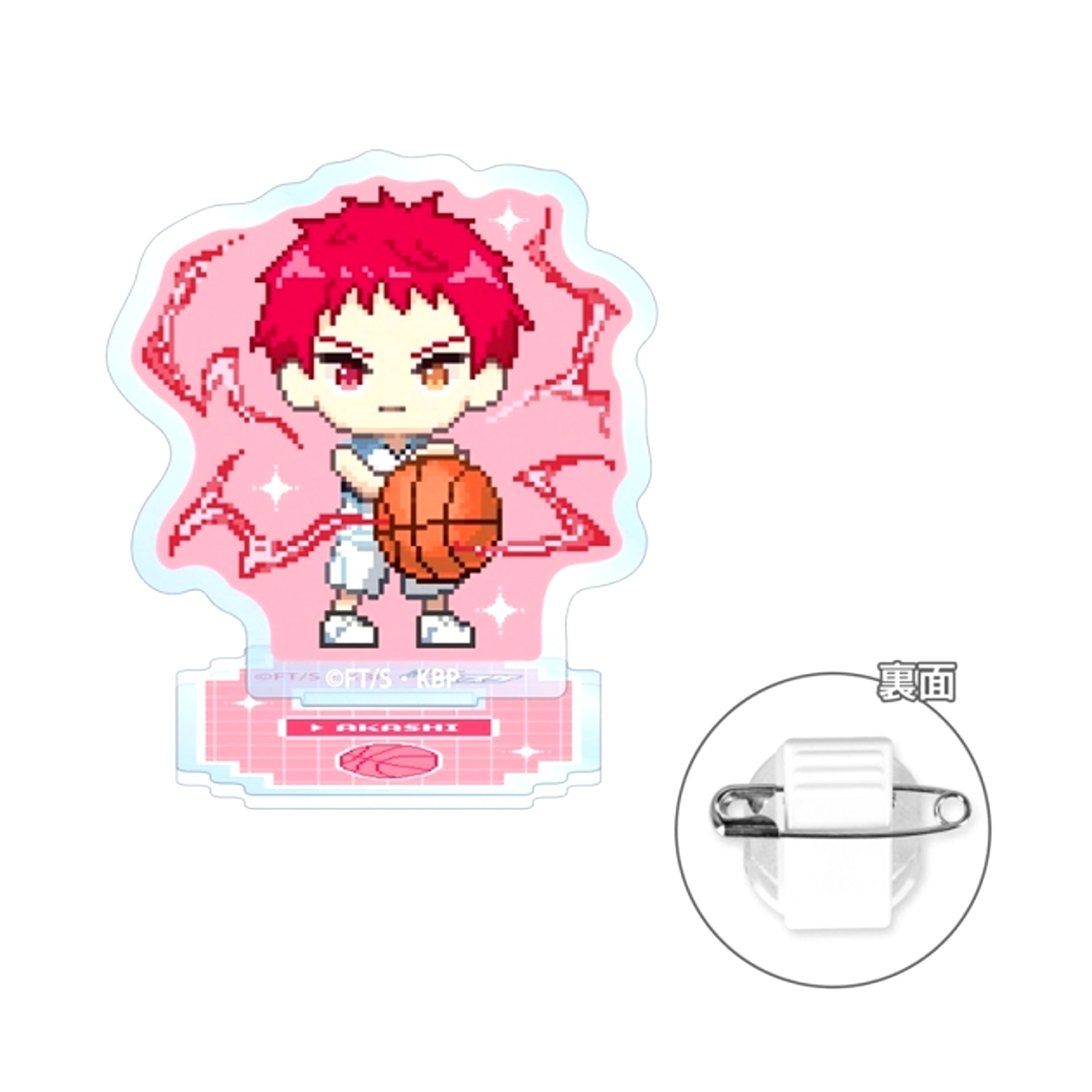 Kuroko's Basketball Seijuro Akashi DOT DOT Acrylic Stand Multi Button Goods - Bache [NEW]