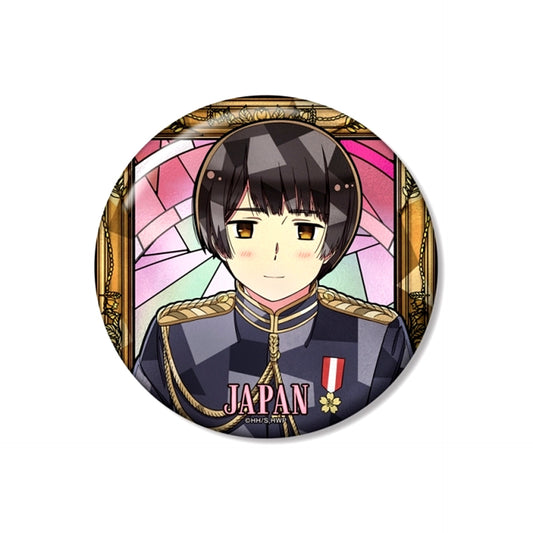 Anime Hetalia World Stars Japan Aure Glass 100mm Button Goods - Bache [NEW]