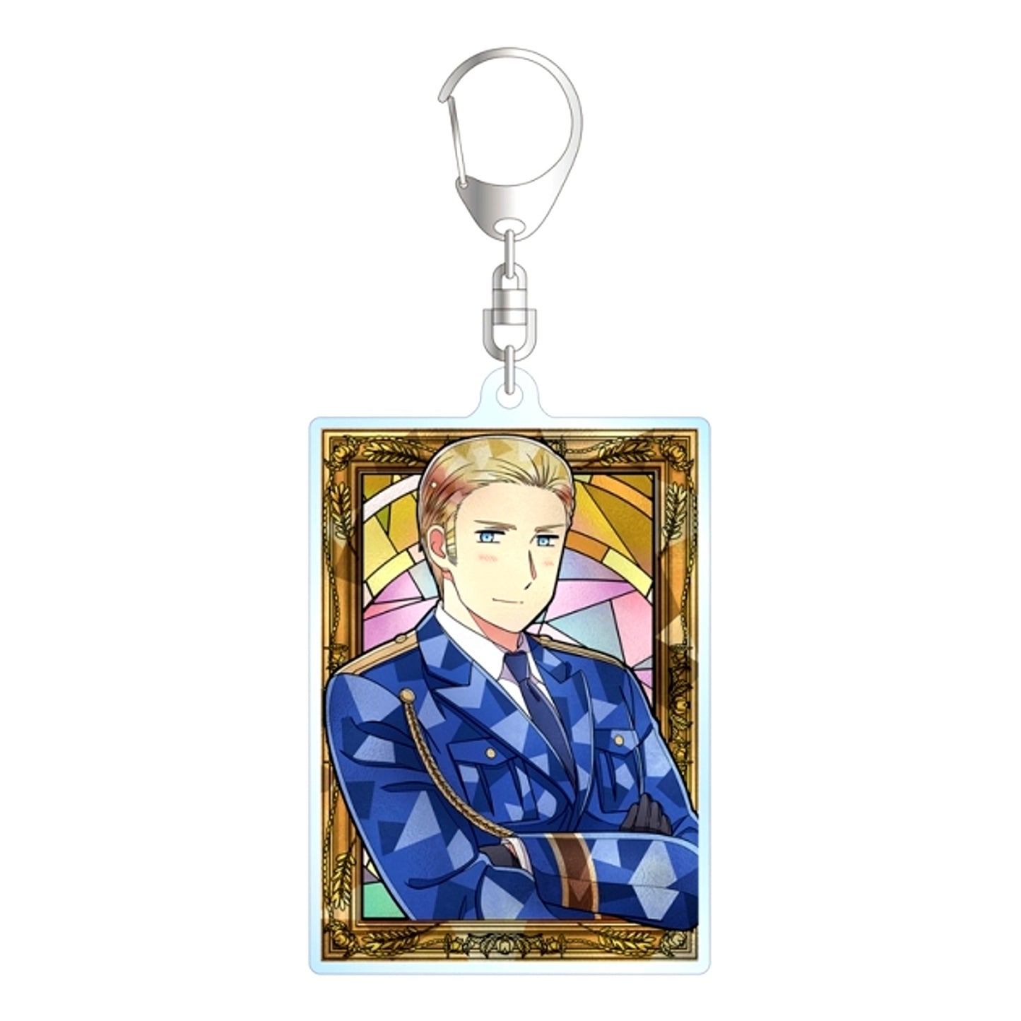 Anime Hetalia World Stars Germany Aure Glass Acrylic Keychain Goods - Keychain [NEW]