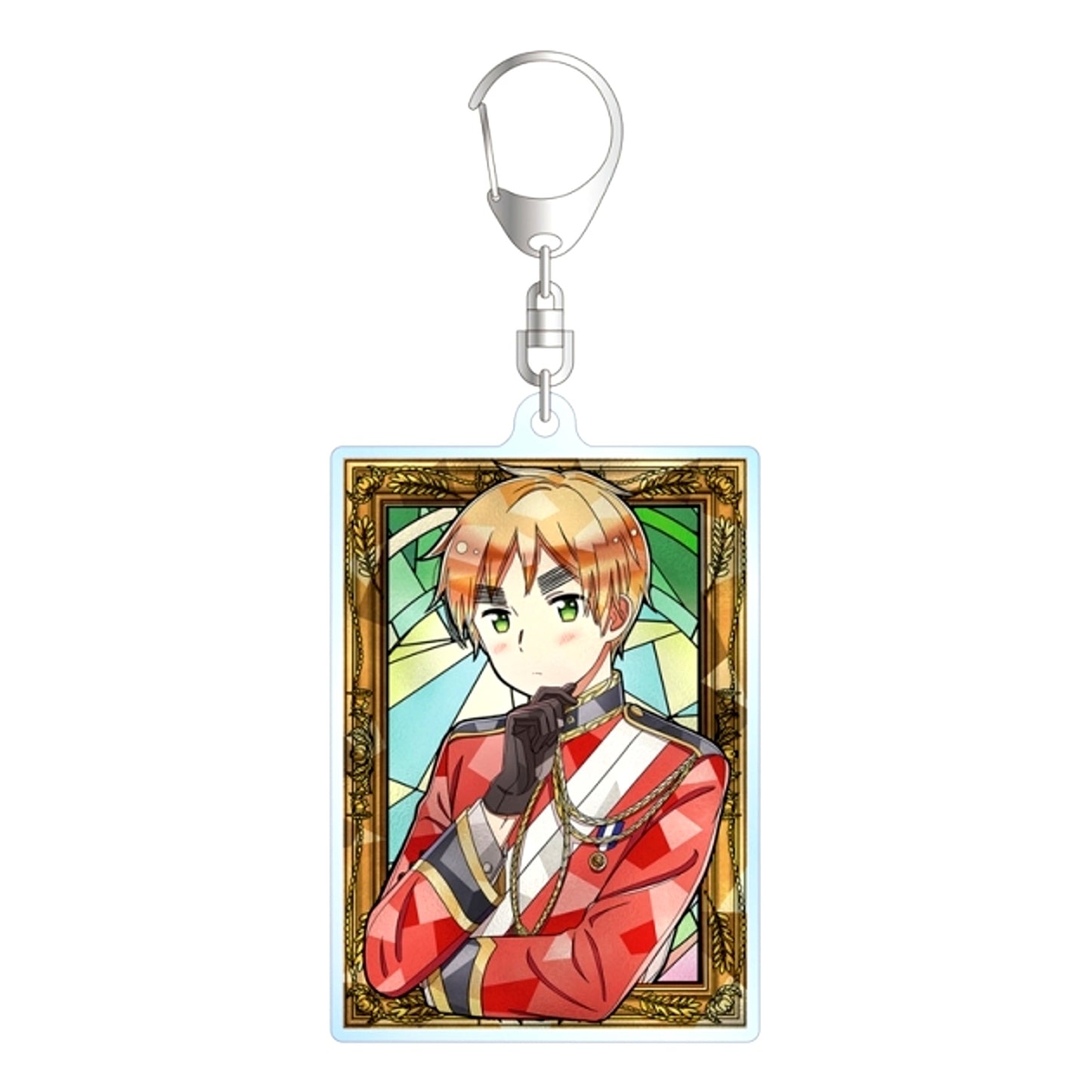 Anime Hetalia World Stars United Kingdom Aure Glass Acrylic Keychain Goods - Keychain [NEW]