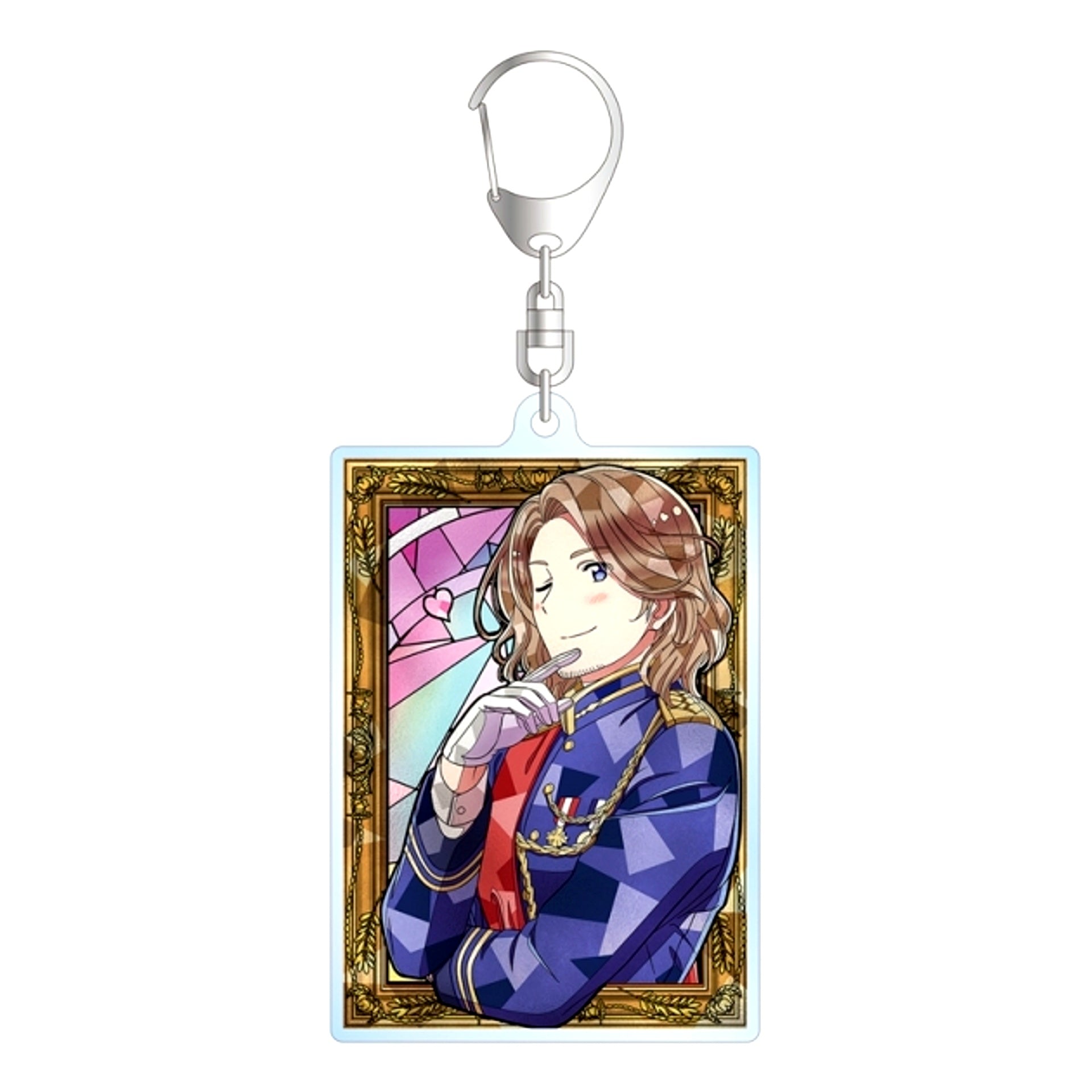 Anime Hetalia World Stars France Aure Glass Acrylic Keychain Goods - Keychain [NEW]