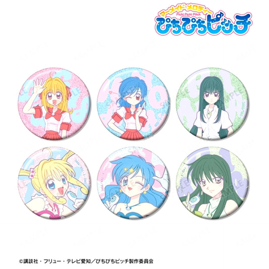Anime Pichi Pichi Pitch Trading Glitter Button vol.2 Goods - Badge with animate with Benefits Bonus [NEW]