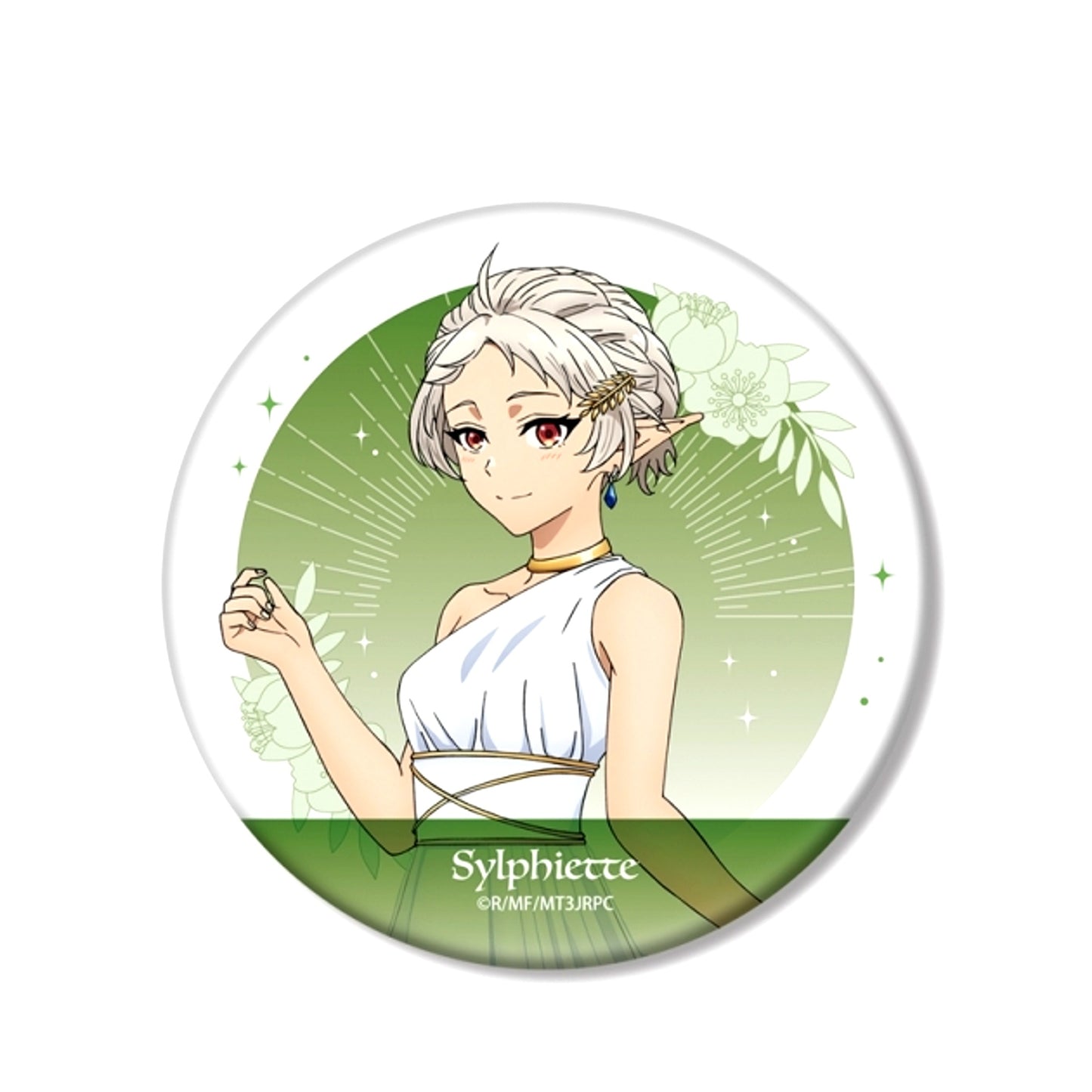 Anime Mushoku Tensei III: Jobless Reincarnation Newly Drawn Sylphiette Goddess ver. BIG Can Badge (Animate Advance Sale) [NEW]