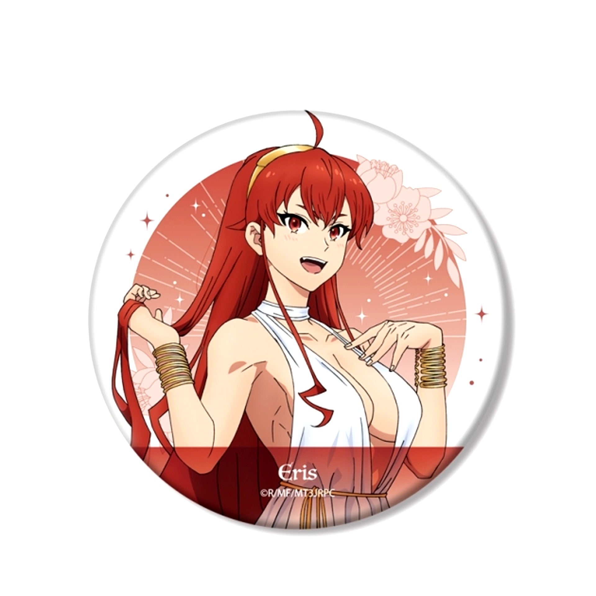 Mushoku Tensei III: Jobless Reincarnation Anime Newly Drawn Eris Goddess ver. BIG Can Badge (Animate Advance Sale) [NEW]