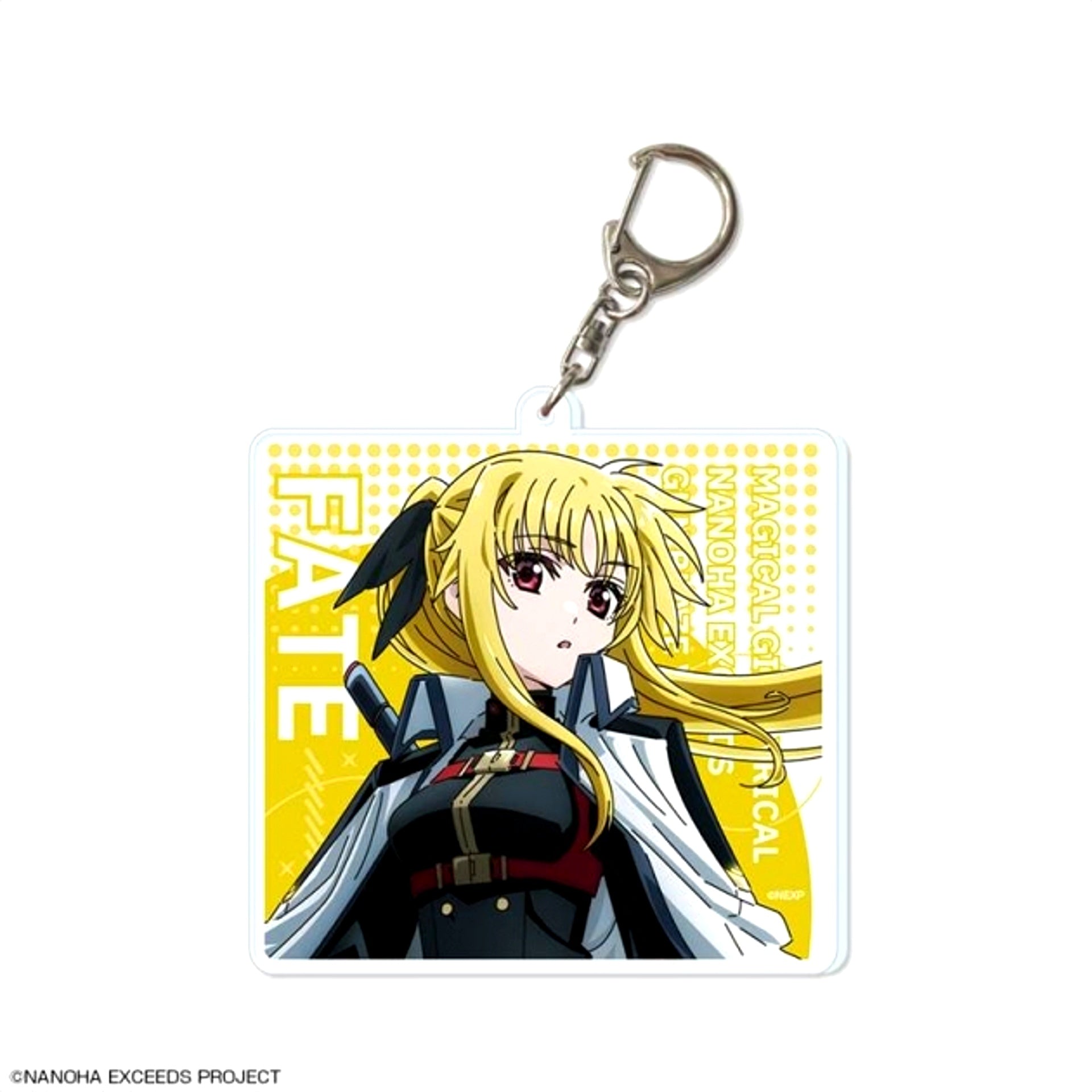 Magical Girl Lyrical Nanoha EXCEEDS Gun Blaze Vengeance Big Acrylic Keychain Design 03 (Fate T. Harlaown / A) [NEW]