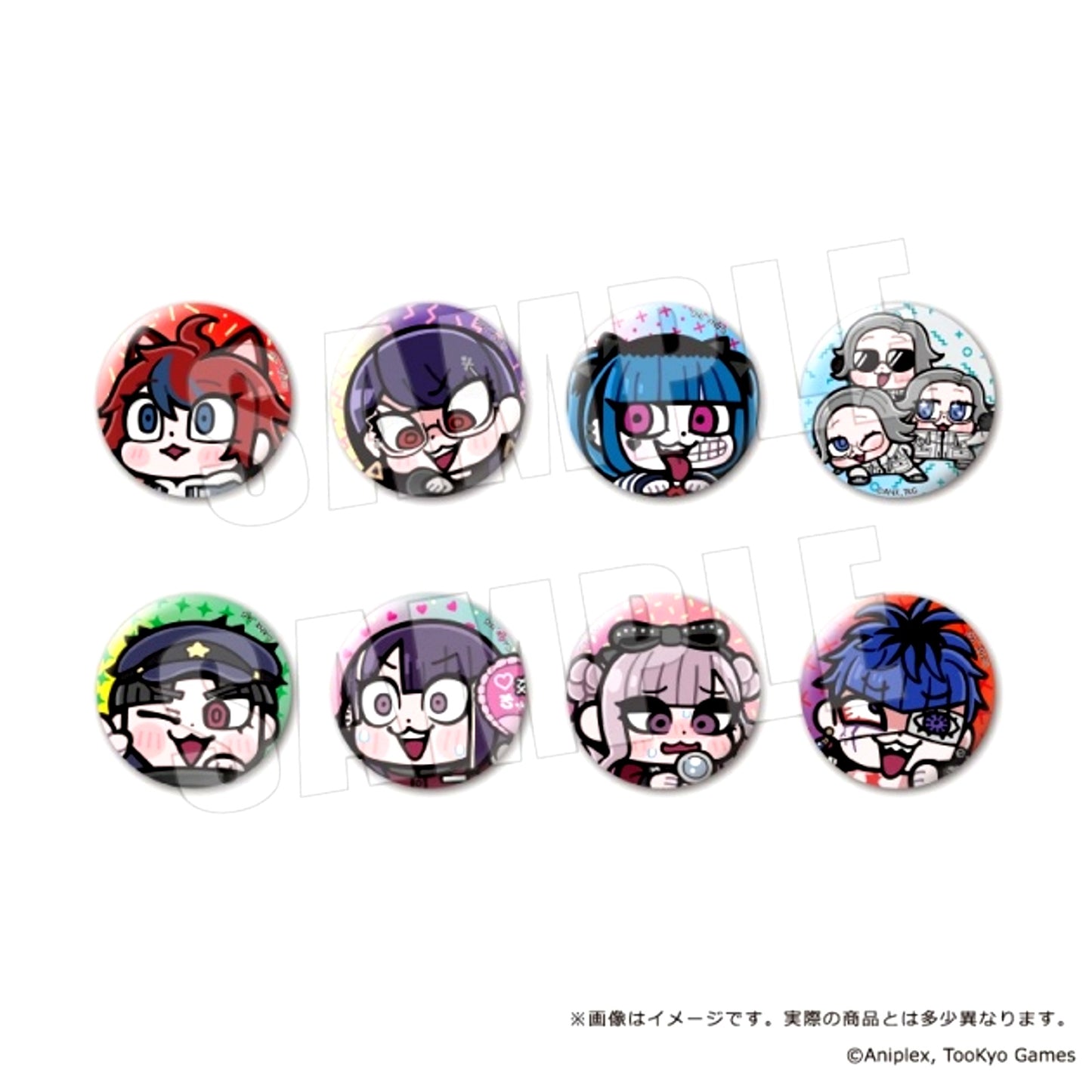 The Hundred Line -Last Defense Academy- x Bkub Can Badge All 8 Types [NEW]